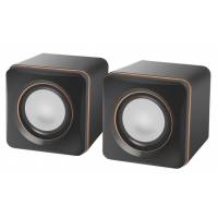 Колонки Defender SPK-33 (2x2.5W, USB, black-orange)