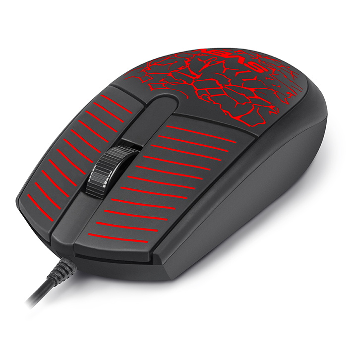 Мышь Sven RX-70 (USB, optical, 1200dpi,  динамическая подсветка, black)