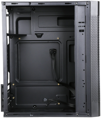 Корпус ACCORD Q03B (без БП, mATX, USB3.0, no Fan, black)