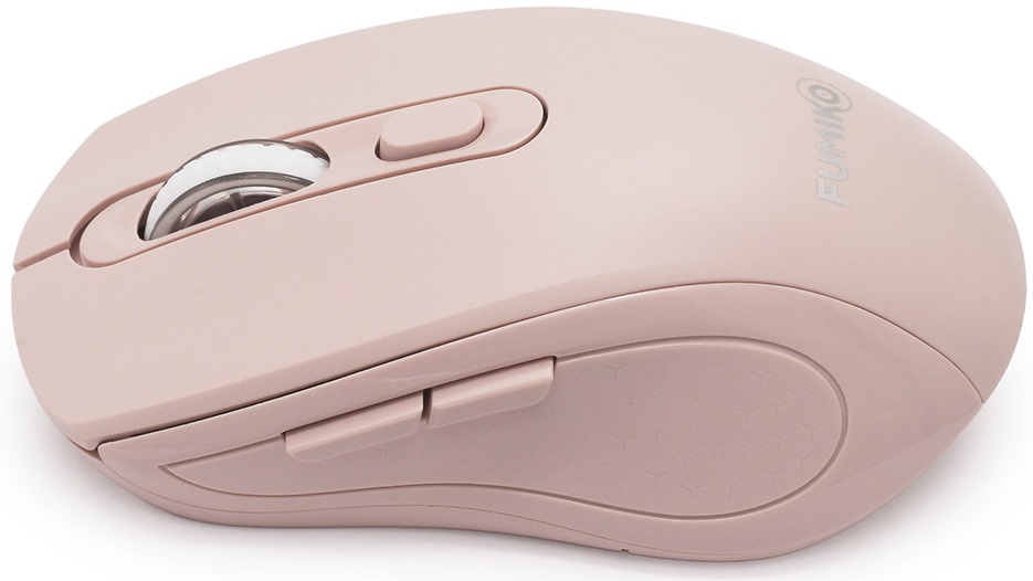 Мышь беспроводная FUMIKO QUICE FMA-14-P (optical, 1600dpi, бесшумный клик, AA (нет в комплекте), pink)