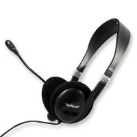 Наушники Velton VLT-430 (накладные открытые, с микрофоном, 2.5m, black)