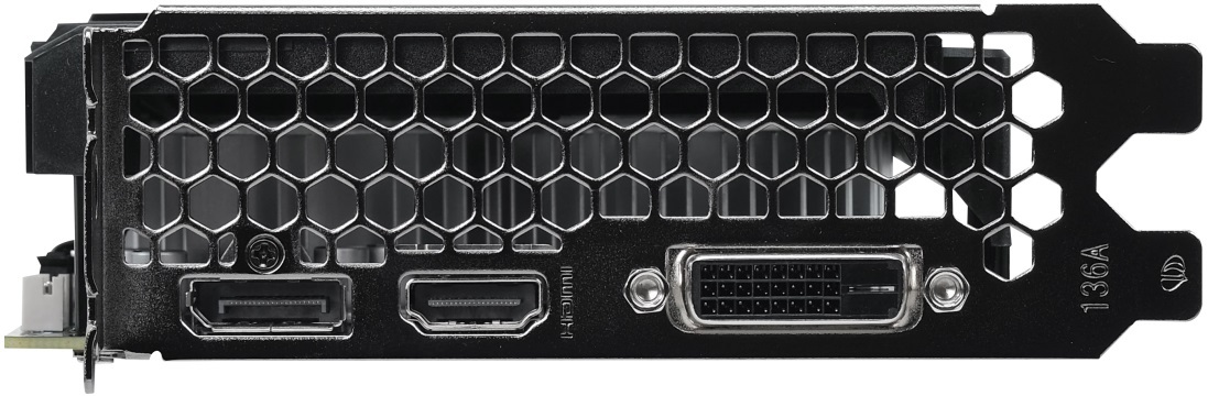 Видеокарта Palit GF RTX3050 STORMX OC 6Gb (NE63050S18JE-1072F, 96bit, GDDR6, HDMI+DVI+DP) RTL
