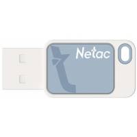 Флеш накопитель USB 2.0 32Gb Netac UA31 (NT03UA31N-032G-20BL, white-blue)