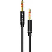 Кабель аудио 3.5mm Jack (m) - 3.5mm Jack (m) 1.0m (FAC02-01, black) FUMIKO