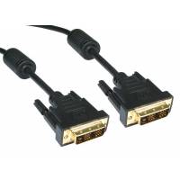 Кабель DVIm-DVIm 5.0m (dual link, с позолоченными контактами, 2 ферритовых фильтра, black) ExeGate