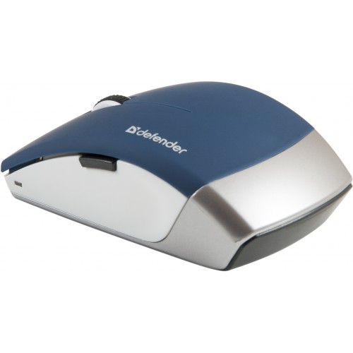 Мышь беспроводная Defender Jasper MS-475 Nano Indigo (blue, 1600 dpi)