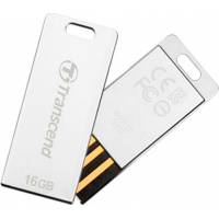 Флеш накопитель USB 2.0 16Gb Transcend JetFlash ST3 (TS16GJFT3S, silver)