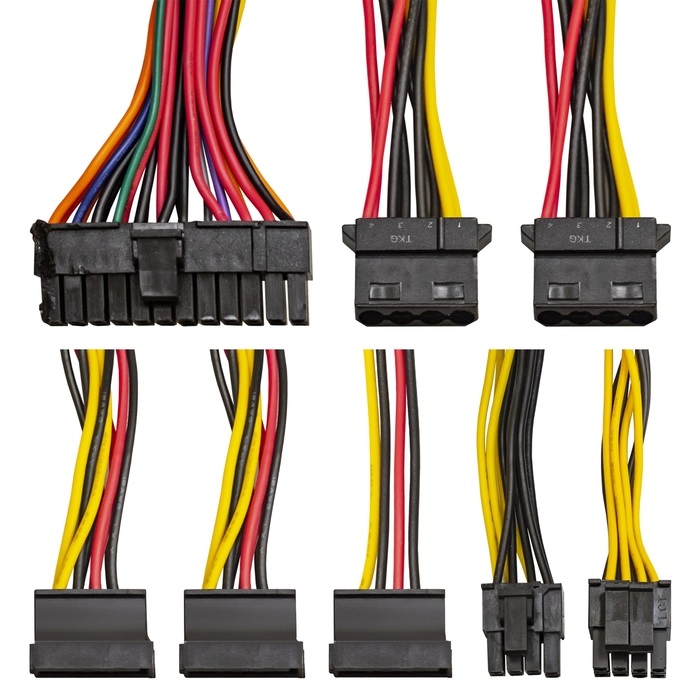 Блок питания ExeGate 650W (AB650, 80mm, 20+4+4+4pin, PCI-E 6+2pin, 3*SATA, 2*HDD) OEM