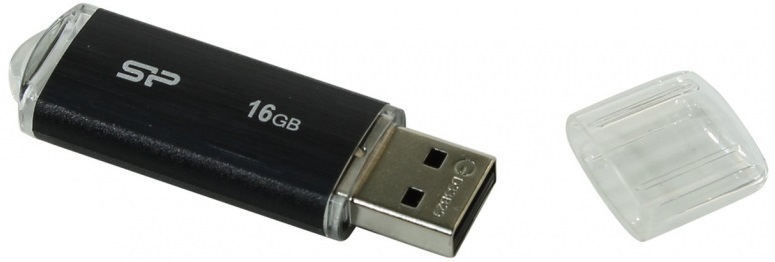 Флеш накопитель USB 3.1 128Gb Silicon Power Blaze B02 (SP128GBUF3B02V1K, black)
