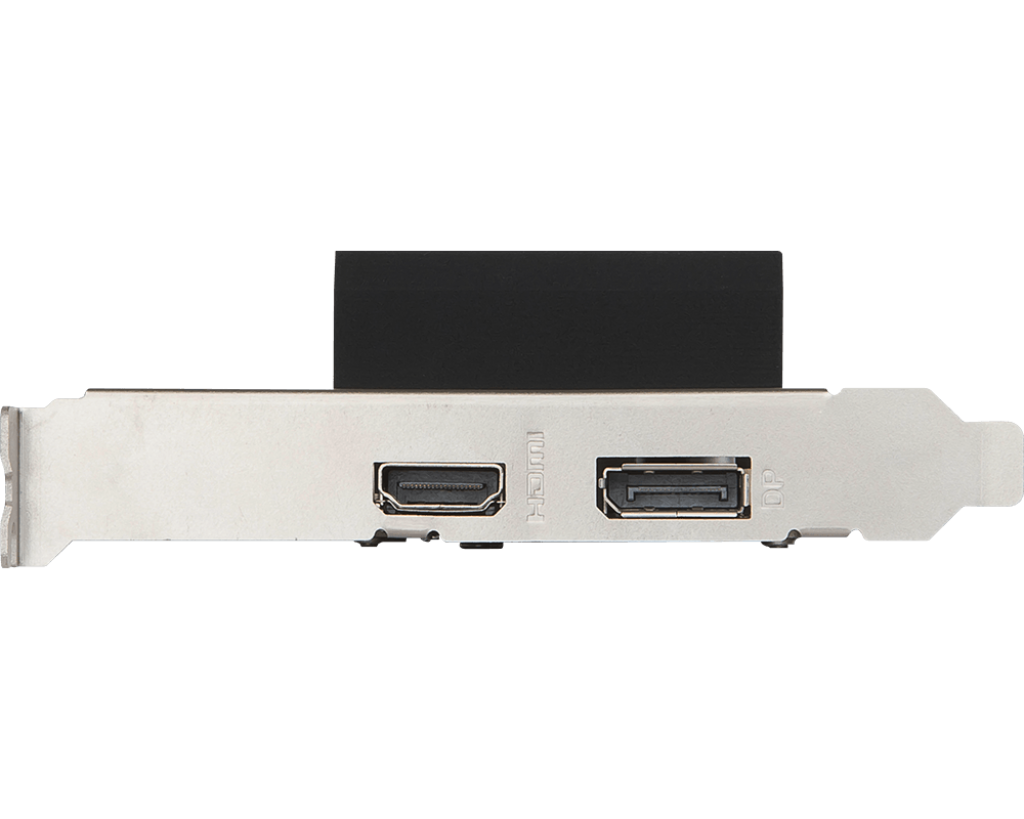 Видеокарта MSI GF GT1030 2Gb (GT 1030 2GHD4 LP OC, 64bit, DDR4, HDMI+DP) RTL