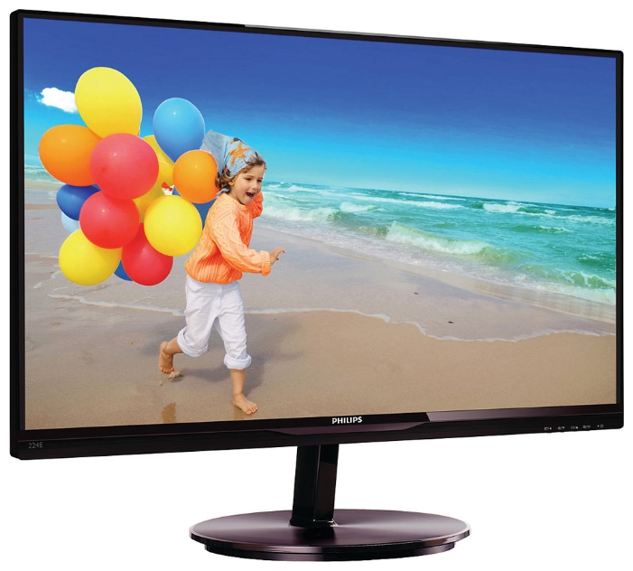 Монитор Philips 21.5" 224E5QSB black-cherry
