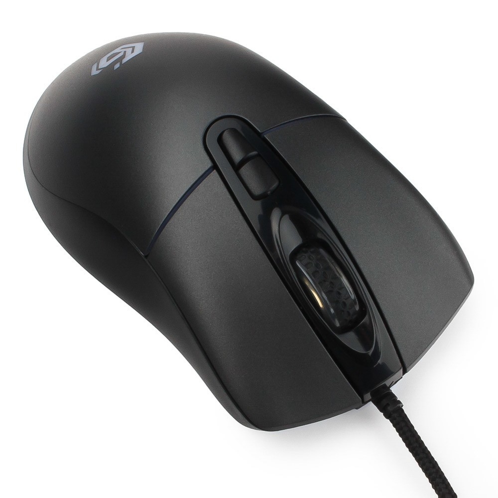 Мышь Gembird MG-550 (USB, optical, 3200dpi, игровая, 1.75m, black)