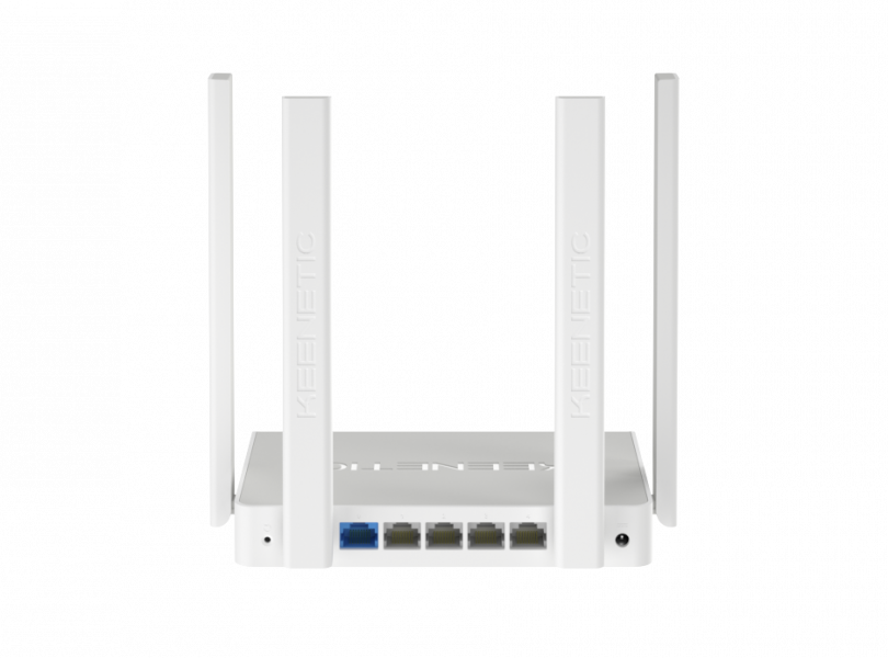 Роутер Keenetic Viva (KN-1910) (1267Mbps, 2.4/5GHz, 4 ports, 1000Mbps, 4 внешние несъёмные антенны 5dBi, 2*USB, USB Printer/FTP Server/3G/4G, white-grey)