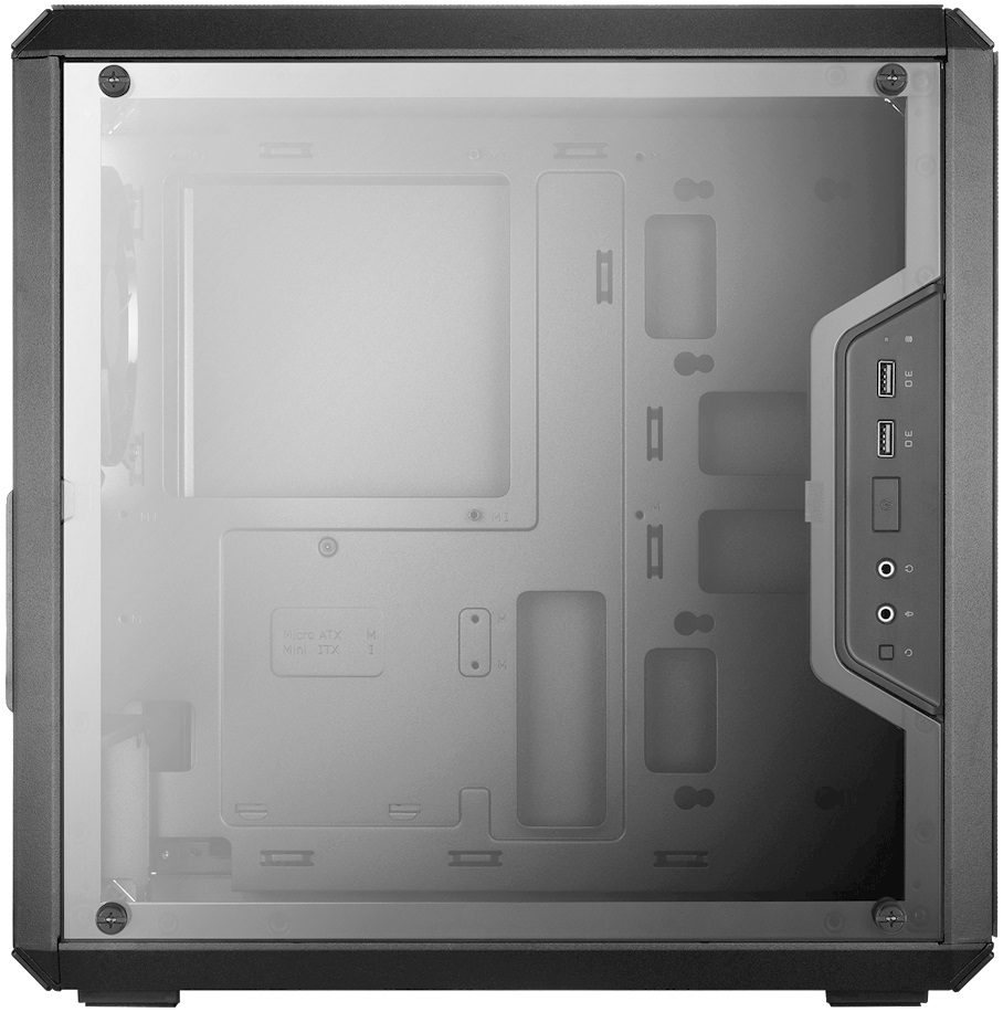 Корпус COOLER MASTER Q300L (без БП, mATX, USB3.0, blue LED Fan, black)
