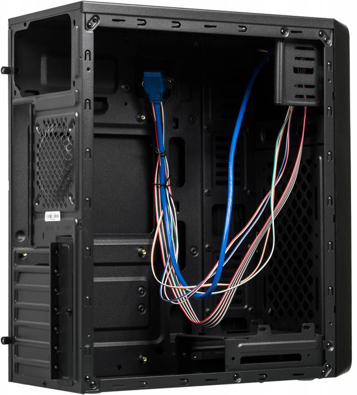 Корпус ACCORD E-01 (без БП, ATX, USB3.0, no Fan, black)