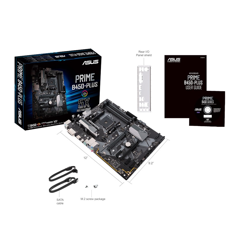 Материнская плата ASUS PRIME B450-PLUS (AM4, ATX) RTL