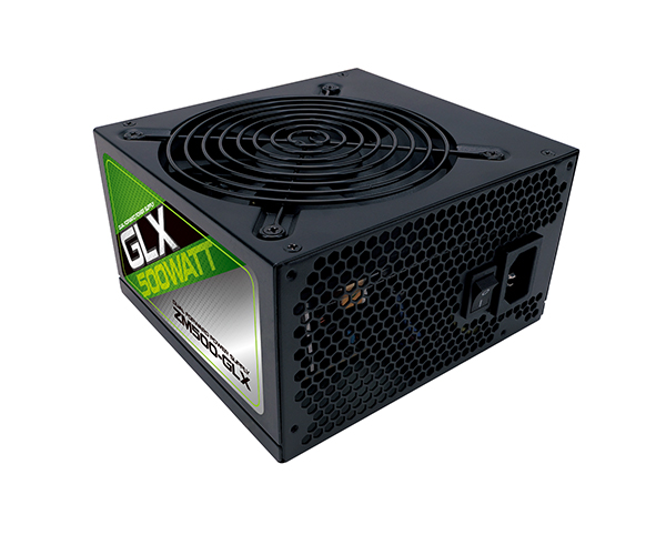 Блок питания ZALMAN 500W (ZM500-GLX, 80 Plus, 120mm, 20+4+4+4pin, 2*PCI-E 6+2pin, 6*SATA, 5*HDD, 1*FDD) RTL