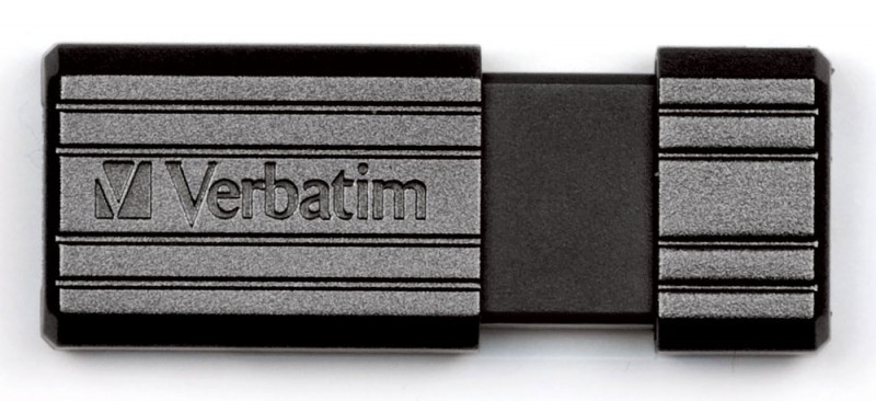 Флеш накопитель USB 2.0 16Gb Verbatim PinStripe (49063, black)