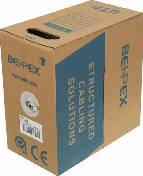 Кабель сетевой UTP CAT5e (4 пары, 305m, yellow)