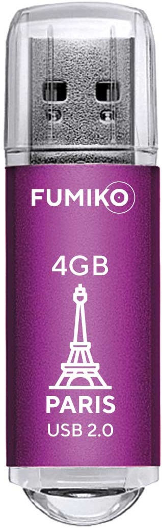 Флеш накопитель USB 2.0 4Gb FUMIKO PARIS (FPS-06, 30MB/s, pink)