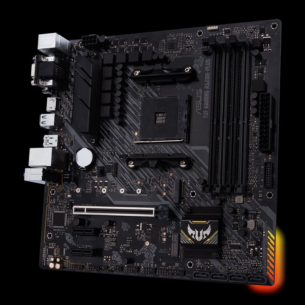 Материнская плата ASUS TUF GAMING A520M-PLUS (AM4, mATX) RTL