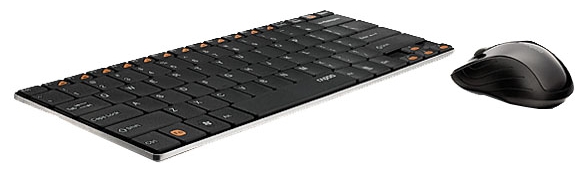 Клавиатура+мышь беспроводные Rapoo 9020 (ультратонкая, black)