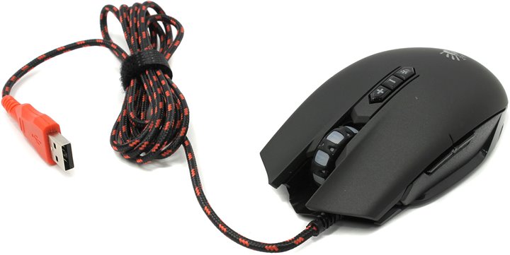 Мышь A4Tech Bloody Q80 (USB, optical, 3200dpi, игровая, black)