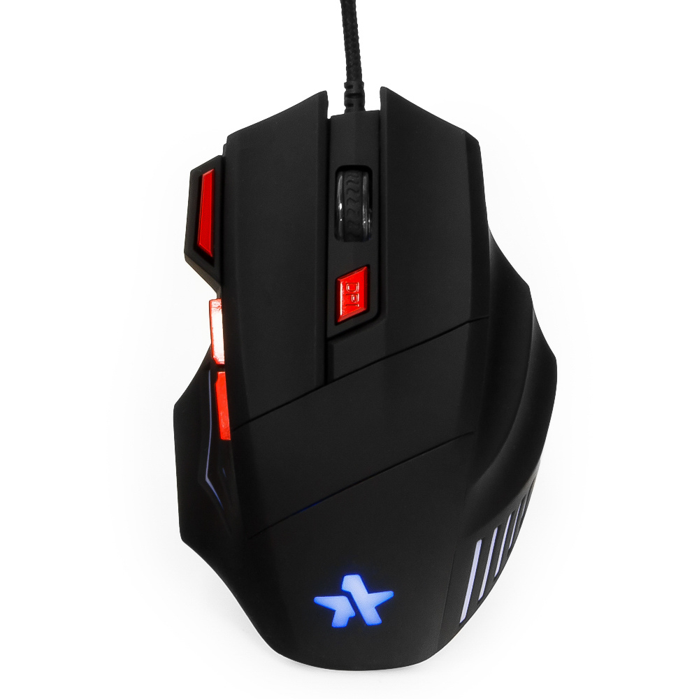 Мышь Гарнизон ХАРА GM-720G (USB, optical, 2400dpi, игровая, промо-код "Survarium", 1.5m, black)