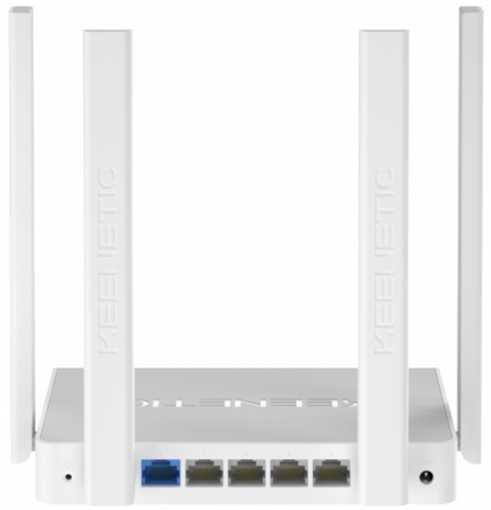 Роутер Keenetic Viva (KN-1912) (1267Mbps, 2.4/5GHz, 4 ports, 1000Mbps, 4 внешние несъёмные антенны 5dBi, USB, USB Printer/FTP Server/3G/4G/LTE, white-grey)