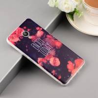 Чехол клип-кейс 120985 (для Meizu Note4x, Silicone, Rose flower, dark lilac)