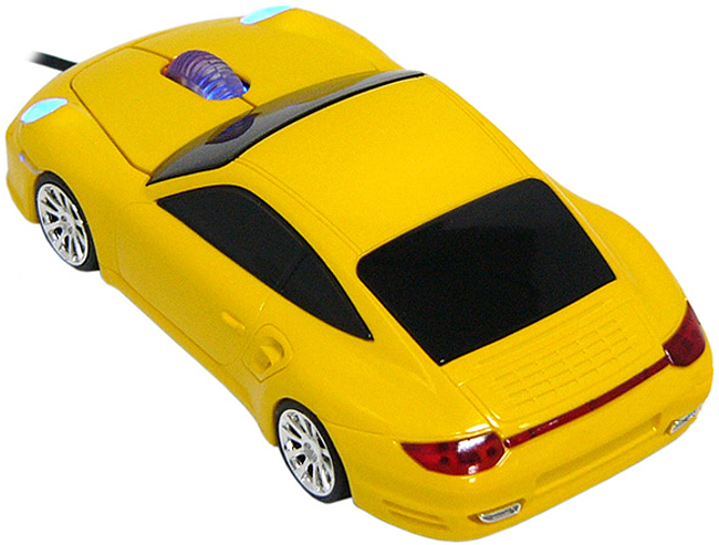 Мышь QUMO Q-DRIVE Porsche 911Turbo QMP-911T (USB, optical, 800dpi, yellow)