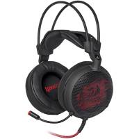 Наушники Redragon DELIRIUM PRO (полноразмерные закрытые, подключение по USB, c микрофоном, игровые, виртуальный объёмный звук 7.1, 2m, black)