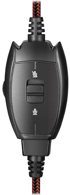 Наушники Sven AP-G333MV (полноразмерные закрытые, с микрофоном, регулятор, 2.2m, игровые, black-red)