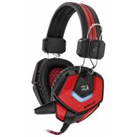Наушники Redragon RIDLEY (полноразмерные закрытые, c микрофоном, игровые, 2.2m, black-red)