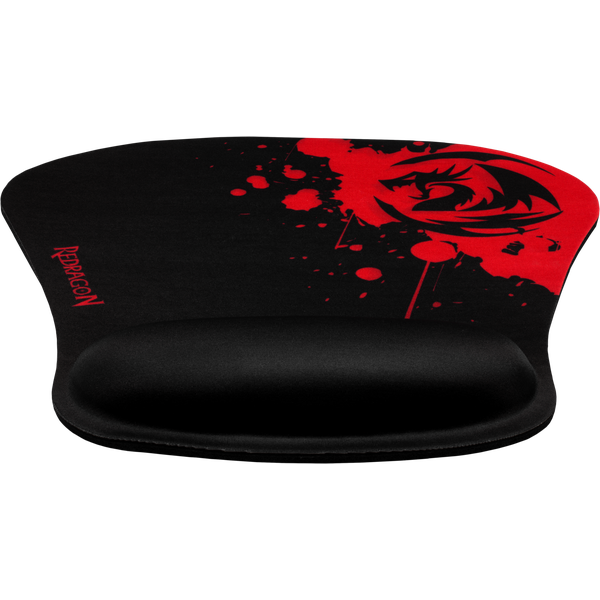 Коврик для мыши Redragon (LIBRA, тканевый на резиновой основе, игровой, подставка под запястье, black-red, 259x248x3mm)