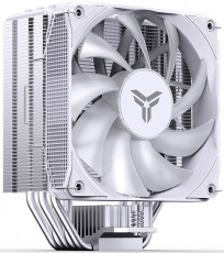 Вентилятор JONSBO PISA A5 (1150/1151/1155/1200/1700/FM1/FM2/AM2/AM3/AM4/AM5, 120mm, FDB, Al, 800-1850rpm, 37dBa, 5 тепловых трубок, DTH, 4pin, PWM, ARGB LED, 145W, white) RTL