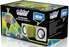 Колонки Smartbuy MINI SBA-2820 (5W, USB, white-yellow)