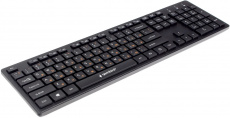 Клавиатура Gembird KB-8360U (USB, мультимедийная, 2xUSB порта, black)
