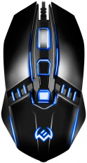 Мышь Sven RX-200 (USB, optical, 1600dpi, игровая, динамическая подсветка, 1.5m, black)