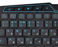 Клавиатура Oklick 460M (USB, мультимедийная, black)