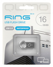 Флеш накопитель USB 3.0 16Gb QUMO Ring (QM16GUD3-Ring, silver)