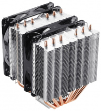 Вентилятор DeepCool GAMMA NEPTWIN (775/1155/AM2/AM3/FM, 2x120mm, 1300-1500rpm, 27dBa, 6 тепловых трубок, 3 pin, 150W) RTL
