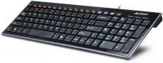 Клавиатура A4Tech KX-100 (USB, мультимедийная, black)