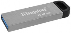 Флеш накопитель USB 3.2 64Gb Kingston DataTraveler Kyson (DTKN/64GB, 200MB/s, silver)