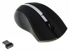 Мышь беспроводная Oklick 615MW (optical, 1000dpi, 2xAAA, black-silver)