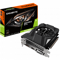 Видеокарта Gigabyte GF GTX1650 Super 4Gb (GV-N165SOC-4GD, 128bit, GDDR6, HDMI+DP+DVI) RTL