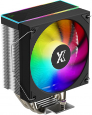 Вентилятор XASTRA AR400 ARGB (AR400-XXAFPX-GL) (1150/1151/1155/1156/1200/1700/1851/AM4/AM5, 120mm, Al, Hydro, 800-1800rpm, <32dBa, 4 тепловые трубки, DTH, 4pin, PWM, ARGB LED, 140W, black) RTL