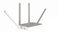 Роутер Keenetic Extra (KN-1711) (300/867Mbps, 2.4/5GHz, 4 ports, 100Mbps, 4 внешние несъёмные антенны 5dBi, USB, USB Printer/FTP Server/3G/4G/LTE, grey-white)
