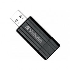 Флеш накопитель USB 2.0 8Gb Verbatim PinStripe (49062, black)