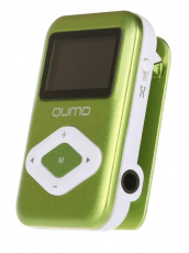Плеер Flash QUMO Juice (4GB, 1.2", MP3, WMA, green)